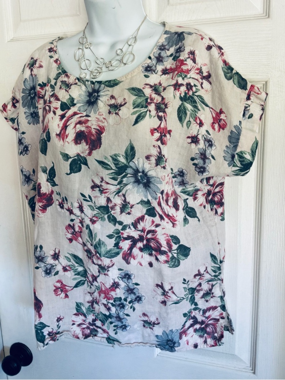 BELLAUMBIA..linen oversized top